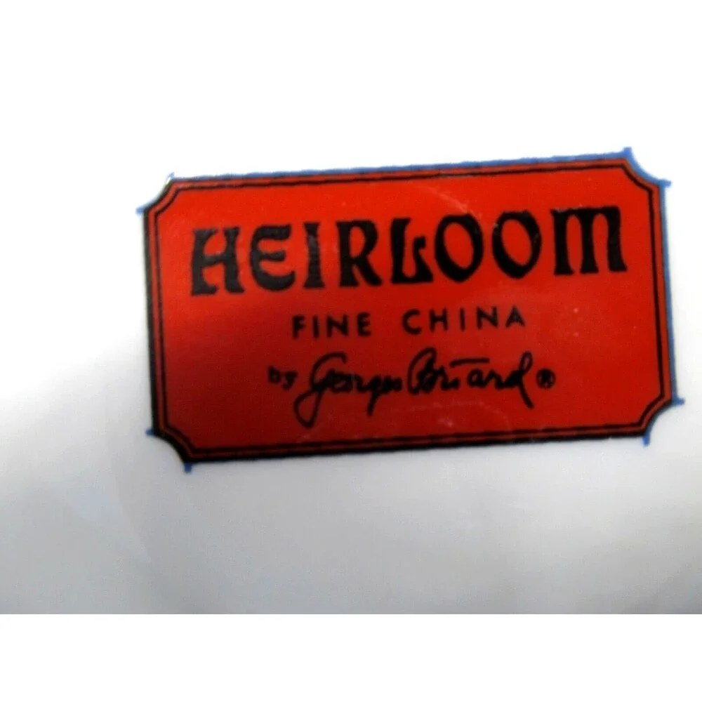 Georges Briard Heirloom Tea Cups And Saucers 4 sets